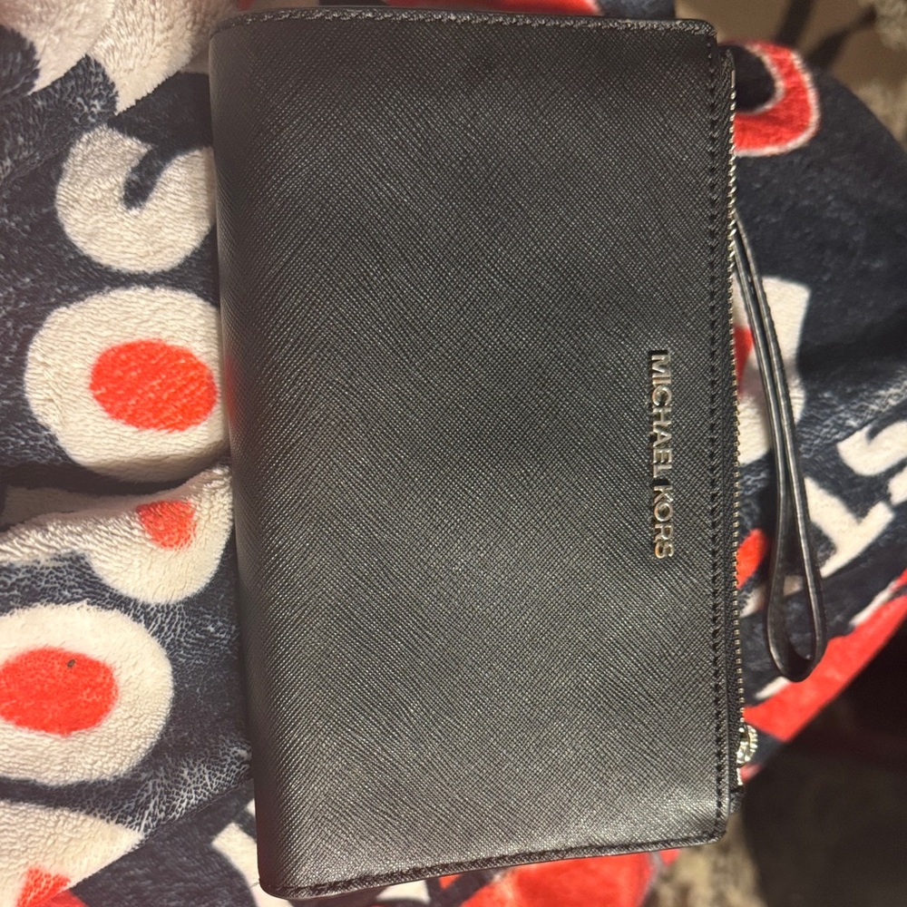 Michael Kors Black Wristlet